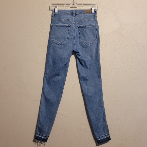 Garage Medium Wash High Rise Jeans-Red Stripe - Picture 2 of 16